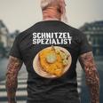 Schnitzel Specialist T-Shirt mit Rückendruck Geschenke für alte Männer