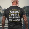 Schrauber Held Mythos Legende Mechatroniker T-Shirt mit Rückendruck Geschenke für alte Männer