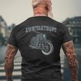 Schwalbe Kr51 Simson Moped Moped Driver Ddr S T-Shirt mit Rückendruck Geschenke für alte Männer