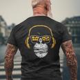 Scimmia Con Cuffie Dj E Occhiali Da Sole Scimmia T-shirt da uomo con stampa posteriore Regalos para ancianos