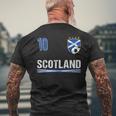 Scotland Flag Jersey T-Shirt mit Rückendruck Geschenke für alte Männer