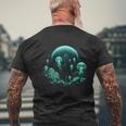 Scuba Diver And Jellyfish For Ocean Dive Trip Scuba Diving Men's T-shirt Back Print Gifts for Old Men