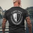 Seize The Day Carpé Diem Klassischer Toter Dichterliebhaber T-Shirt mit Rückendruck Geschenke für alte Männer