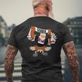 Serbia Eagle T-Shirt mit Rückendruck Geschenke für alte Männer