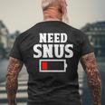 Snus Sweden T-Shirt mit Rückendruck Geschenke für alte Männer