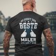 So Sieht Der Beste Maler Der Welt T-Shirt mit Rückendruck Geschenke für alte Männer