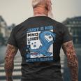 Solo Un Bambino Che Ama Mosasaurus Bone Fossil Lover Mosasaurus T-shirt da uomo con stampa posteriore Regalos para ancianos