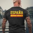 Spagna Bandiera Souvenir T-shirt da uomo con stampa posteriore Regalos para ancianos