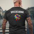 Speedcubing Rubik Rubix Rubics Cube Speedsolving Speedcubing T-shirt da uomo con stampa posteriore Regalos para ancianos