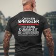 Spengler Fun Idea Spengler S T-Shirt mit Rückendruck Geschenke für alte Männer