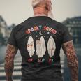 Spooky Squad Slp Ot Pt Ghost Occupational Therapy Men's T-shirt Back Print Gifts for Old Men