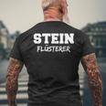 Steinwhisperer Steinmetz Job Stones T-Shirt mit Rückendruck Geschenke für alte Männer