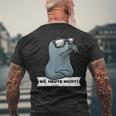 Sturer Seehund Dog Seal T-Shirt mit Rückendruck Geschenke für alte Männer