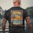 Surfing Retro T-Shirt mit Rückendruck Geschenke für alte Männer