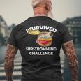 Surströmming I Survived Surströmming Challenge T-Shirt mit Rückendruck Geschenke für alte Männer