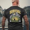 Survival Squad Survival Survival T-Shirt mit Rückendruck Geschenke für alte Männer