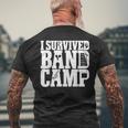 I Survived Band Camp T-shirt da uomo con stampa posteriore Regalos para ancianos