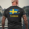 Sweden Sverige Norden Elkiking Scandinavia T-Shirt mit Rückendruck Geschenke für alte Männer