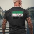 Syria Flag Ich Bin Stolz Auf Mein Land T-Shirt mit Rückendruck Geschenke für alte Männer