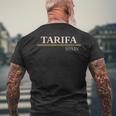 Tarifa Espagne T-shirt imprimé au dos Cadeaux pour les vieillards