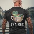 Tea Rex T-Rex Dinosaur Tyrannosaurus T-Shirt mit Rückendruck Geschenke für alte Männer