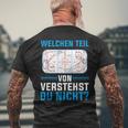 Which Teilonerstandst Du Nicht Eishockeyspieler Hockey T-Shirt mit Rückendruck Geschenke für alte Männer