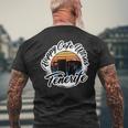 Teneriffa Puerto De La Cruz Happy Cafe Ultras T-Shirt mit Rückendruck Geschenke für alte Männer