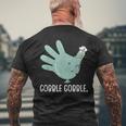 Thanksgiving nurse Glove Turkey Nurse thanksgiving for nurse Men's Back Print T-Shirt Gifts for Old Men