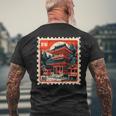 Timbro Di Kyoto Souvenir Giapponese Santuario Di Kyoto T-shirt da uomo con stampa posteriore Regalos para ancianos