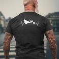 Trike Drivers Heartbeat Trikes Trike Biker Triker T-Shirt mit Rückendruck Geschenke für alte Männer