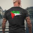 Turistica Con Bandiera Della Palestina T-shirt da uomo con stampa posteriore Regalos para ancianos