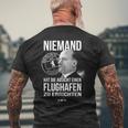 Ulbricht Niemand Hat Die Intention Airport Berlin T-Shirt mit Rückendruck Geschenke für alte Männer