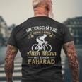 Underschatz Niemals Einen Old Mann Mit Einem Cycling T-Shirt mit Rückendruck Geschenke für alte Männer