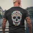 Unicorn Skull Unicorn T-Shirt mit Rückendruck Geschenke für alte Männer