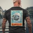 Unione Sovietica UrssAstronauta Laika Dog Propaganda T-shirt da uomo con stampa posteriore Regalos para ancianos