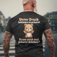 Unter Druck Funktioniere Ich Am Besten Saying German T-Shirt mit Rückendruck Geschenke für alte Männer