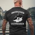 Unvergessen East Prussia T-Shirt mit Rückendruck Geschenke für alte Männer