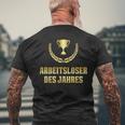 Unworkless Des Jahres Arbeitslosseen 'Unwork T-Shirt mit Rückendruck Geschenke für alte Männer