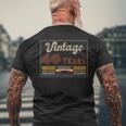 Uomo 40Th Buon Compleannointage Fatto In 40 Anni Anni 1990 T-shirt da uomo con stampa posteriore Regalos para ancianos