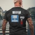 Usb Floppy Disk Geek Computer Nerd T-Shirt mit Rückendruck Geschenke für alte Männer