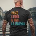Vasco L'uomo Il Mito La Leggenda Festa Di Compleanno T-shirt da uomo con stampa posteriore Regalos para ancianos