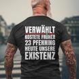 Verwählt Kostete Früher Heute Unsere Existenz Anti Ampel German T-Shirt mit Rückendruck Geschenke für alte Männer