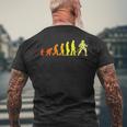 Vigili Del Fuoco Evolution Coolesintage Pompieri T-shirt da uomo con stampa posteriore Regalos para ancianos