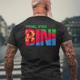 Viniidi Bini Biniam Girmay Eritrean Cyclist Tour France T-Shirt mit Rückendruck Geschenke für alte Männer