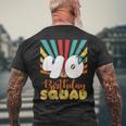 Vintage 1981 40Th Birthday Squad Im Retro-Stil 40 Jahre Alt T-Shirt mit Rückendruck Geschenke für alte Männer