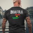 Vintage Biafra Flag Biafra Card Biafra Est 1967 T-Shirt mit Rückendruck Geschenke für alte Männer