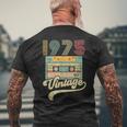 Vintage Per 45 Anni Reto Regalo Cassetta Nata Nel 1975 T-shirt da uomo con stampa posteriore Regalos para ancianos