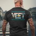 Vintage Retro Jey Yeet Ww Quotes Apparel Men's T-shirt Back Print Gifts for Old Men