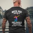 Volley Nata Per Giocare A Pallavolo Pallavolista T-shirt da uomo con stampa posteriore Regalos para ancianos