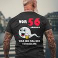 Vor 56 Jahren War Ich Mal Der Schnellste 56Th Birthday Man T-Shirt mit Rückendruck Geschenke für alte Männer